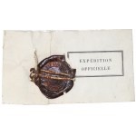 Diplomatic mail to the French ambassador in Warsaw 1921