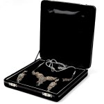 Jewelry suit necklace + earrings