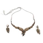 Jewelry suit necklace + earrings