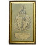 Patriotic drawing by Józef Wojnarowski 1894