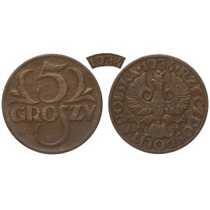 II Republic of Poland, 5 groschen 1934