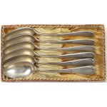 Russia, Set of 6 silver spoons