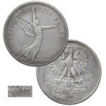 Second Polish Republic, 5 złoty 1932 Nike - RARE