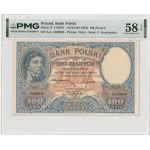 Second Polish Republic, 100 złoty 1919 S.A. PMG 58 EPQ