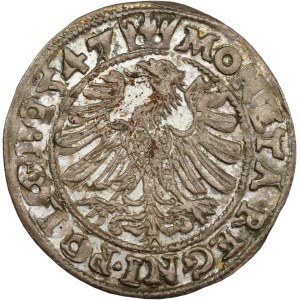 Sigismund I the Old, Grosz 1547, Kraków - RARE