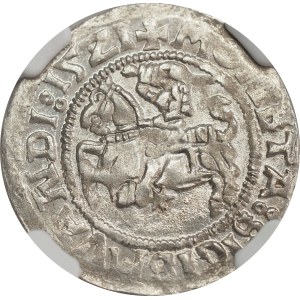 Sigismund I the Old, Half-grosz 1521, Vilnius - NGC MS64 MAX