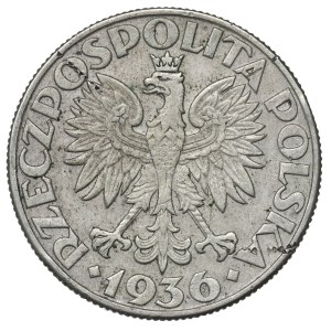 II RP, 5 złotych 1936 Żaglowiec