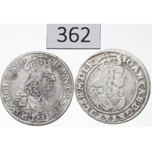 John II Casimir, Set of six coins, 1660–64