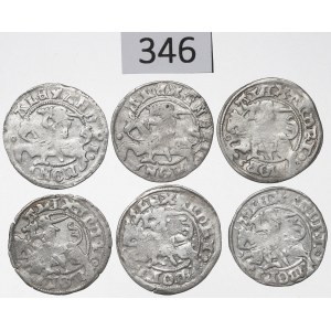 Alexander Jagellon, lot of Halfgroats without date, Vilnius