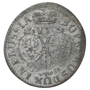 Fürstentum Preußen, Sechser 1686, Königsberg