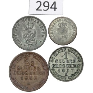 Germany, Lot of 1/2-2-1/2 silver groschen 1841-66