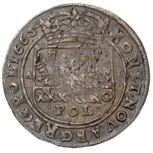 Giovanni II Casimiro, Tymf (złotówka) 1665, Bydgoszcz