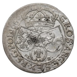 John II Casimir, 6 groschen 1660, Cracow
