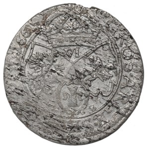John II Casimir, 6 groschen 1661, Cracow