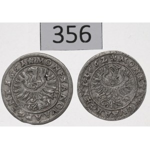 Śląsk, Zestaw 3 krajcary 1661-62
