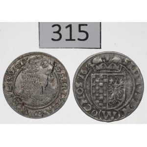 Silesia, Lot of 3 kreuzer 1634-62
