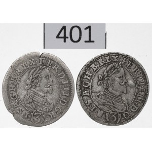 Austria, Lot 3 kreuzer 1624-40