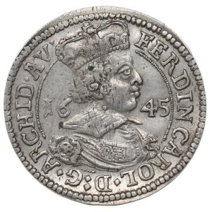 Austria, regent Ferdynand Karol, 3 krajcary 1645, Hall