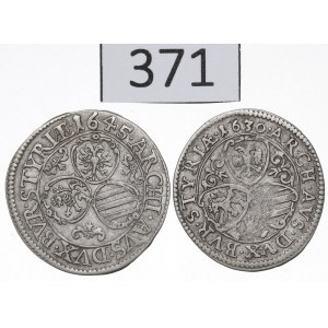 Austria, Lot 3 kreuzer 1630-45