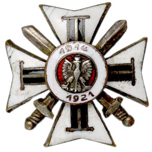 Second Polish Republic, Badge of the Association of Former Volunteers of the Polish Army—Chyliński miniature