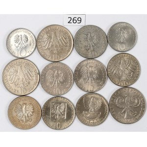 PRL, Zestaw 10 złotych 1964-75