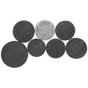 Poland Under Foreign Rule, Set of Small-Denomination Coins