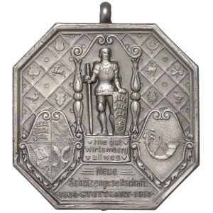 Nemecko, medaila zo streleckých pretekov v Štutgarte v roku 1913