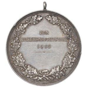Allemagne, Médaille commémorative de l'anniversaire de l'empereur, 1902