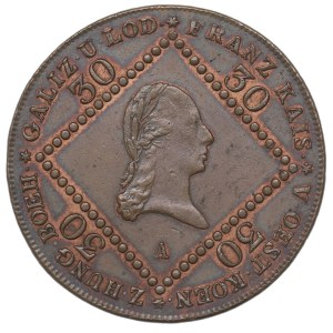 Austria, Franz Joseph, 30 kreuzer 1807 A