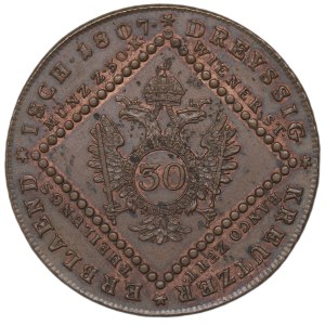 Austria, Franz Joseph, 30 kreuzer 1807 A