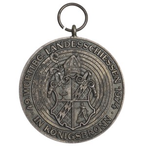 Germany, Medal shooting competition Konigsbronn 1974