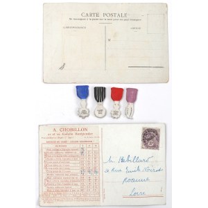France, Set of miniature images of decorations