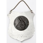 Second Polish Republic, "Our Lady of Ostra Brama" Neck Guard, Souvenir from Vilnius