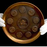 PRL, Hanging tray with images of Gdańsk and Elbląg coins