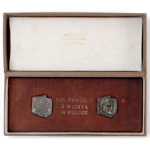 People's Republic of Poland, Set of medals commemorating John Paul II's visit to Poland in 1983 - silver