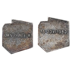 People's Republic of Poland, Set of medals commemorating John Paul II's visit to Poland in 1983 - silver