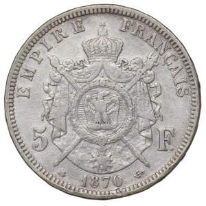 France, 5 francs 1870 A