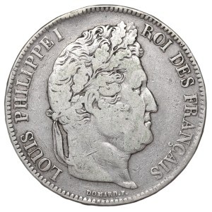 France, 5 francs 1833