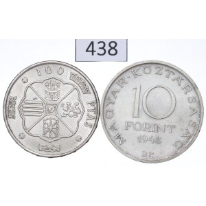 Spain and Hungary, Coin Set