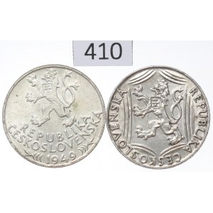Czechoslovakia, Lot of 100 crowns 1948-49