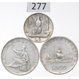 Italy, Set 5-500 lire