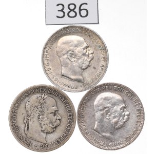 Austria, Set of 1 crown 1899-1915