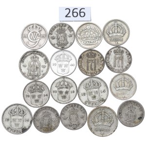 Norway and Sweden, Set 10-25 ore 1894-1957