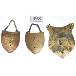 Poland, Set of neck guards featuring Our Lady of Częstochowa - silver