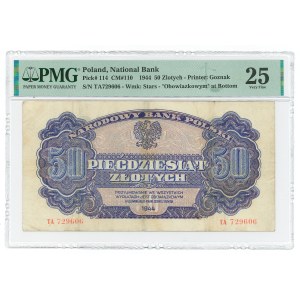 PRL, 50 złoty 1944 TA - PMG 25