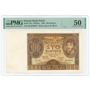 Second Polish Republic, 100 złoty 1932 AK - PMG 50