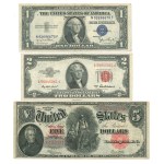 US 1-5 dollar set (1907-1953)
