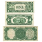 US 1-5 dollar set (1907-1953)
