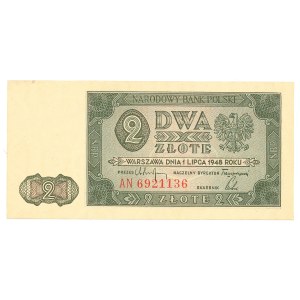 PRL, 2 zloty 1948 BS - PMG 67 EPQ