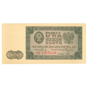 PRL, 2 zloty 1948 BS - PMG 67 EPQ